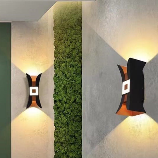 Buy WALL LIGHT IP65 - 3WAY - B/G - SQ - 3000K Online | Construction Finishes | Qetaat.com